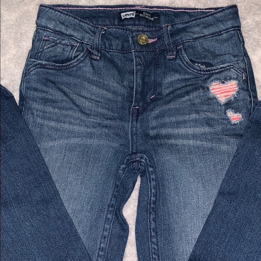 Girl’s Slim Straight Levi’s Size 6